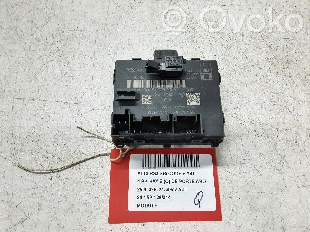 Sonstige Steuergeräte / Module   8W1959595D,8W1959595D