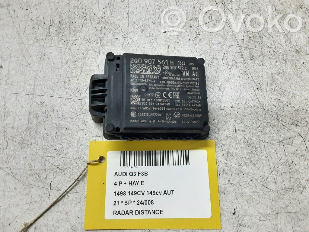 Radarsensor Abstandsradar   2Q0907561H,2Q0907561H