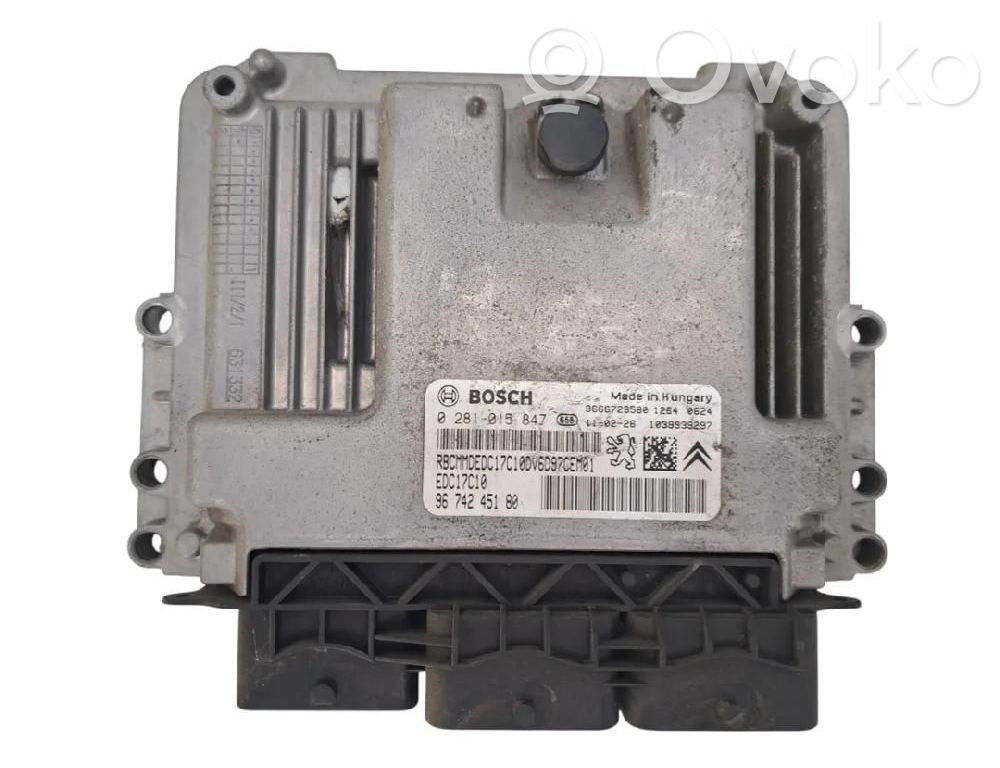 Citroen C3 Unité de commande / module d'injection 