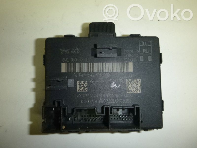 Unidad de control/módulo del bloqueo de puertas   8W1959595D,8W1959595D