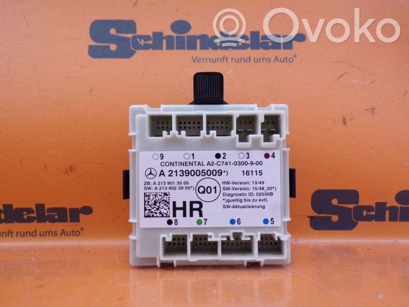 Door central lock control unit/module   A2139005009,A2139005009