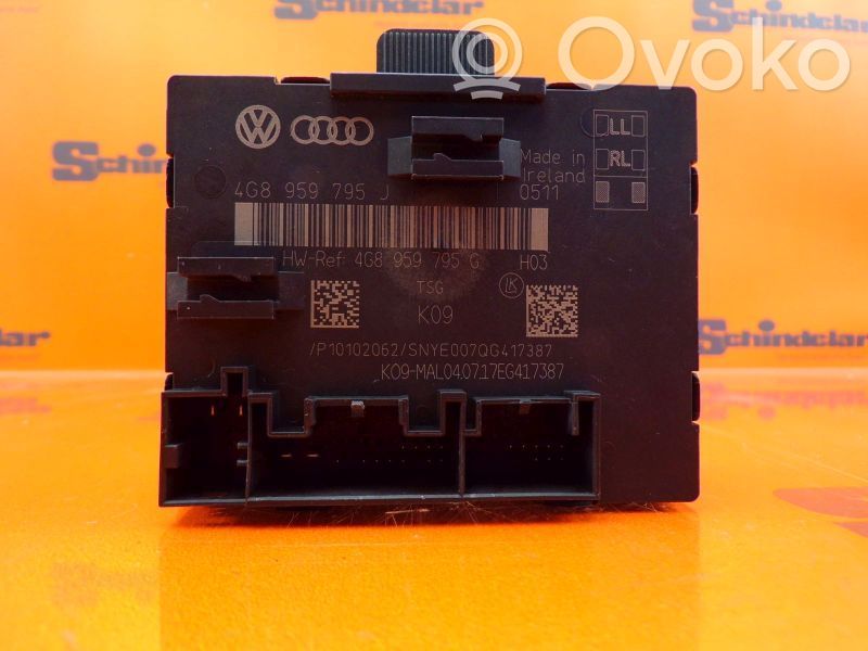 Unitate/modul de comandă închidere centralizată   4G8959795J,4G8959795J