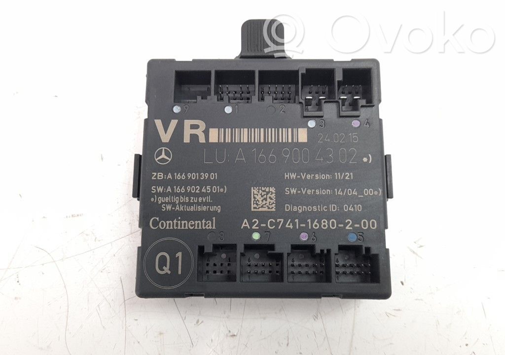 Mercedes-Benz B W246 W242 Module confort
