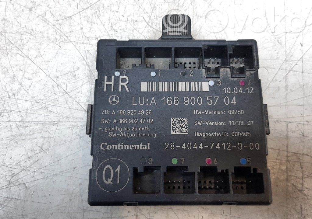 Mercedes-Benz ML W166 Modul confort 