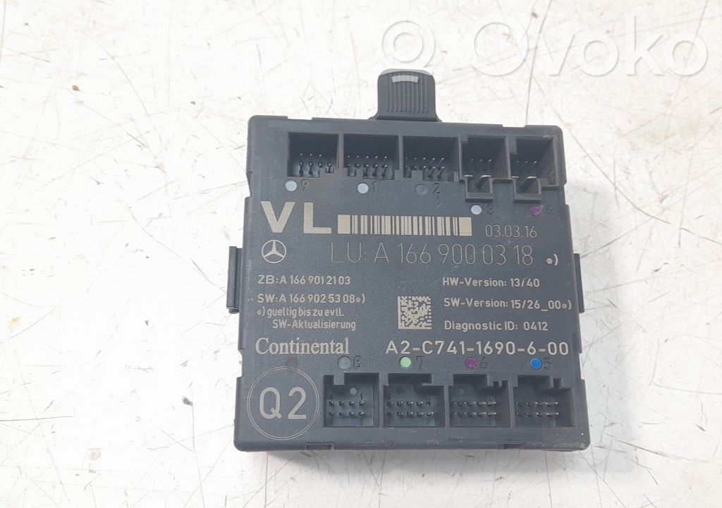 Mercedes-Benz GLA W156 X156 Module confort