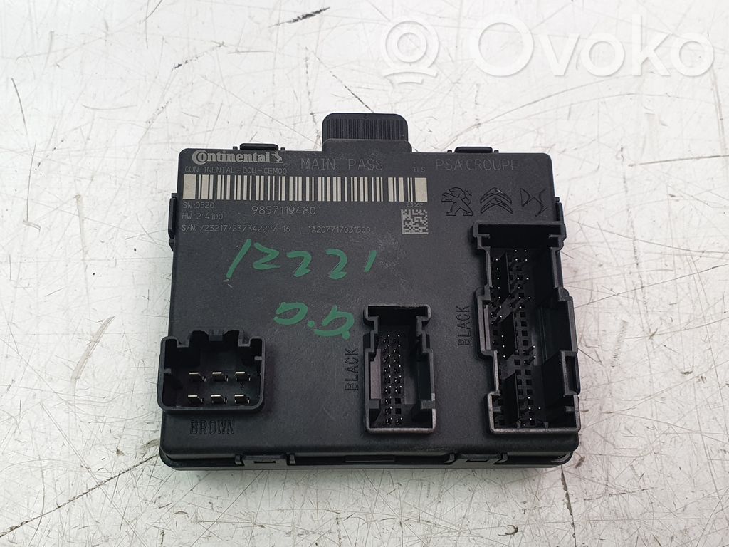Autres unités de commande / modules   9857119480