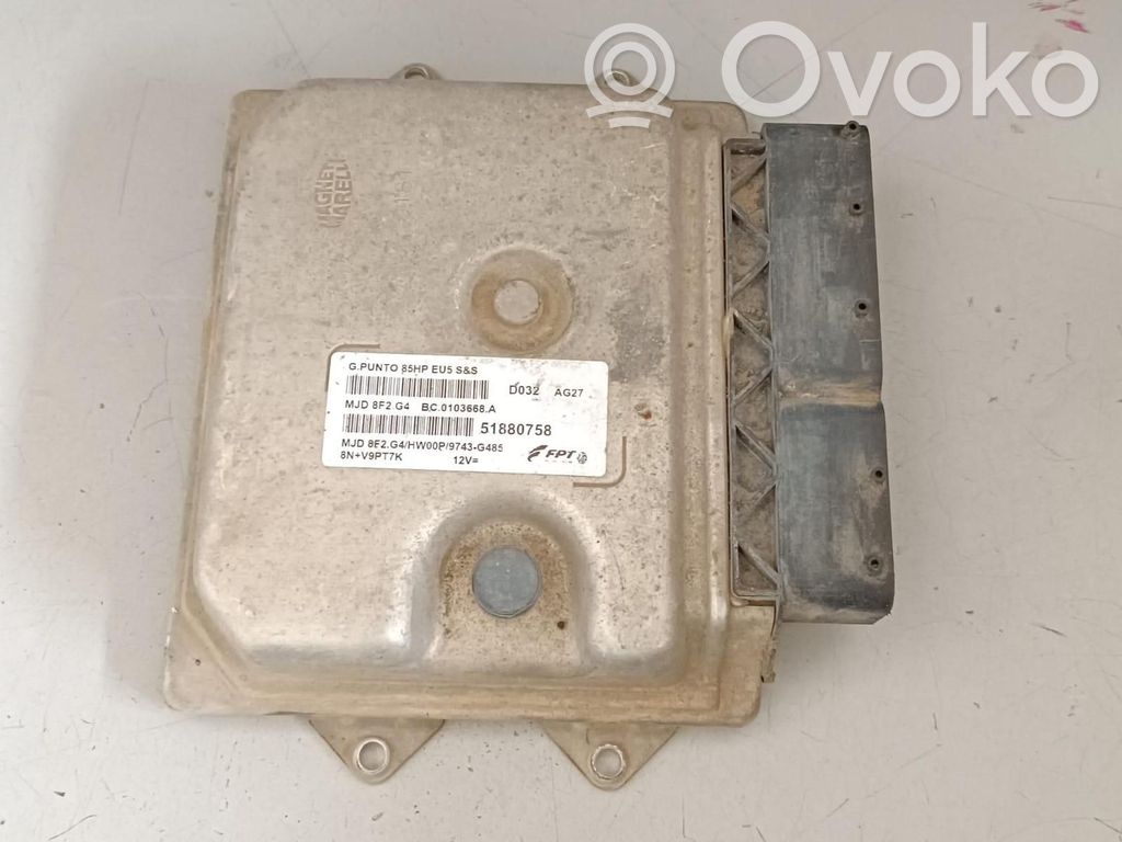 Engine control unit/module   51880758,51880758,EURO5,MJD8F2G4