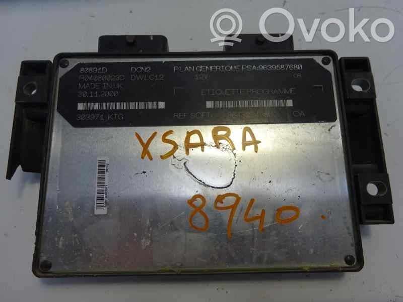 Engine control unit/module   9643294980,80891D,303971KTG