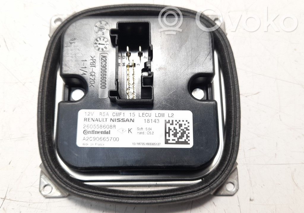 Unité de commande / module Xénon   260558608R,A2C90665700