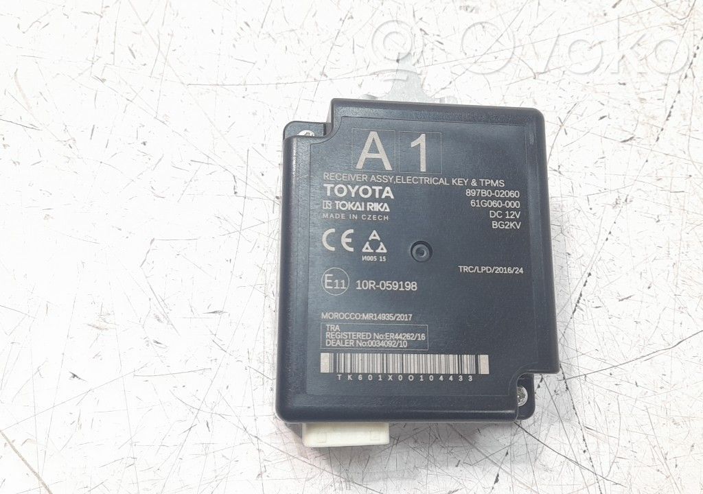 Toyota Corolla E160 E170 Other control units/modules 