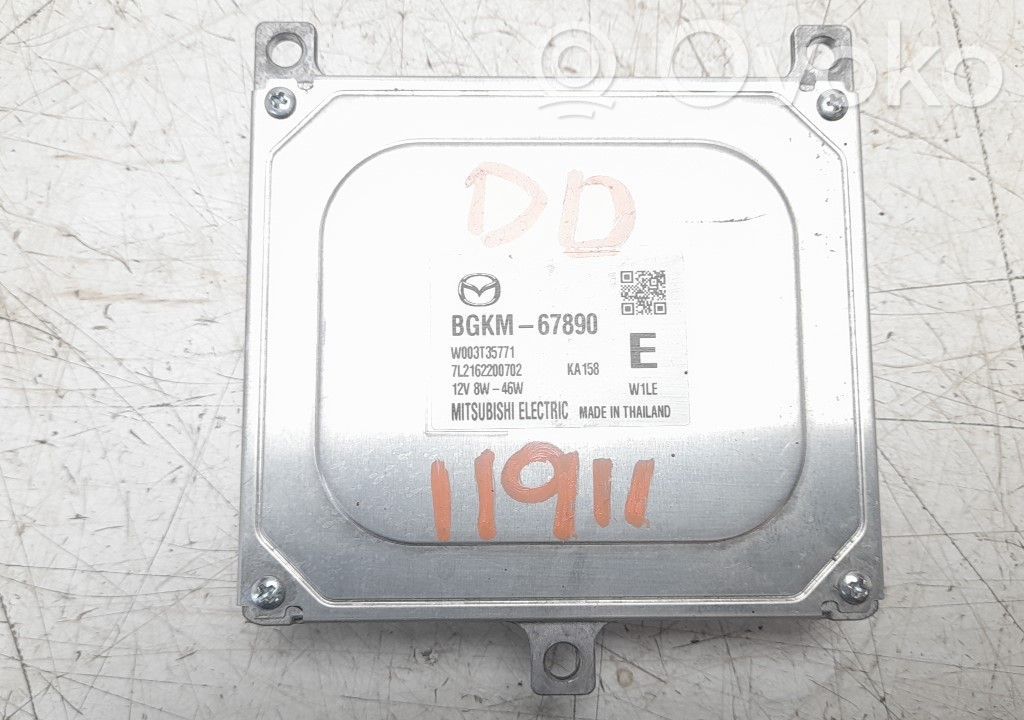 Mazda 3 Xenon control unit/module 