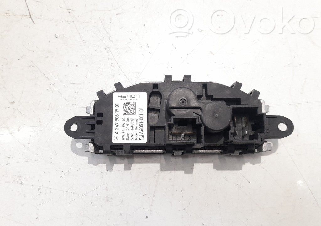 Mercedes-Benz GLB X247 Motor aerotermă/rezistor ventilator 
