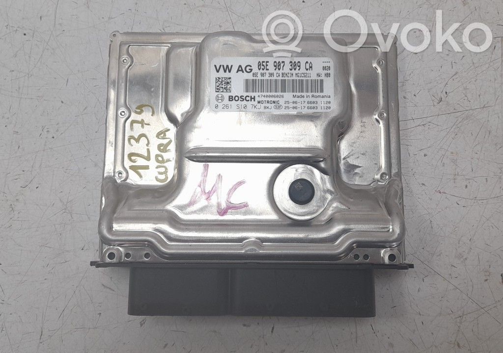 Engine control unit/module   05E907309CA,0261S107KJ