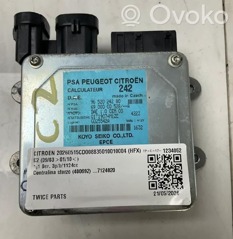 Citroen C2 Moduł / Sterownik wspomagania kierownicy 