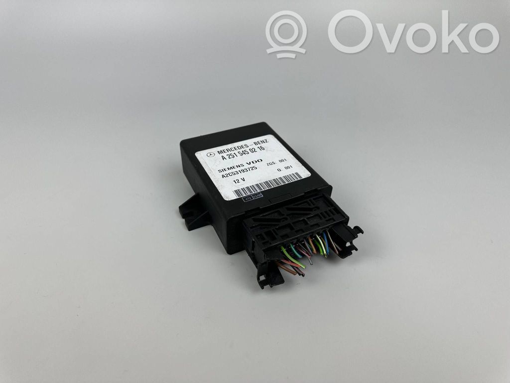 Module de commande suspension   A2515450216,A2C53193725,ZGS001