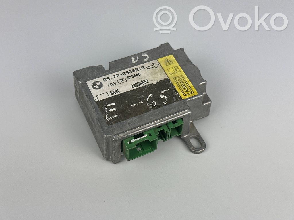 BMW 7 E65 E66 Oro pagalvių valdymo blokas 