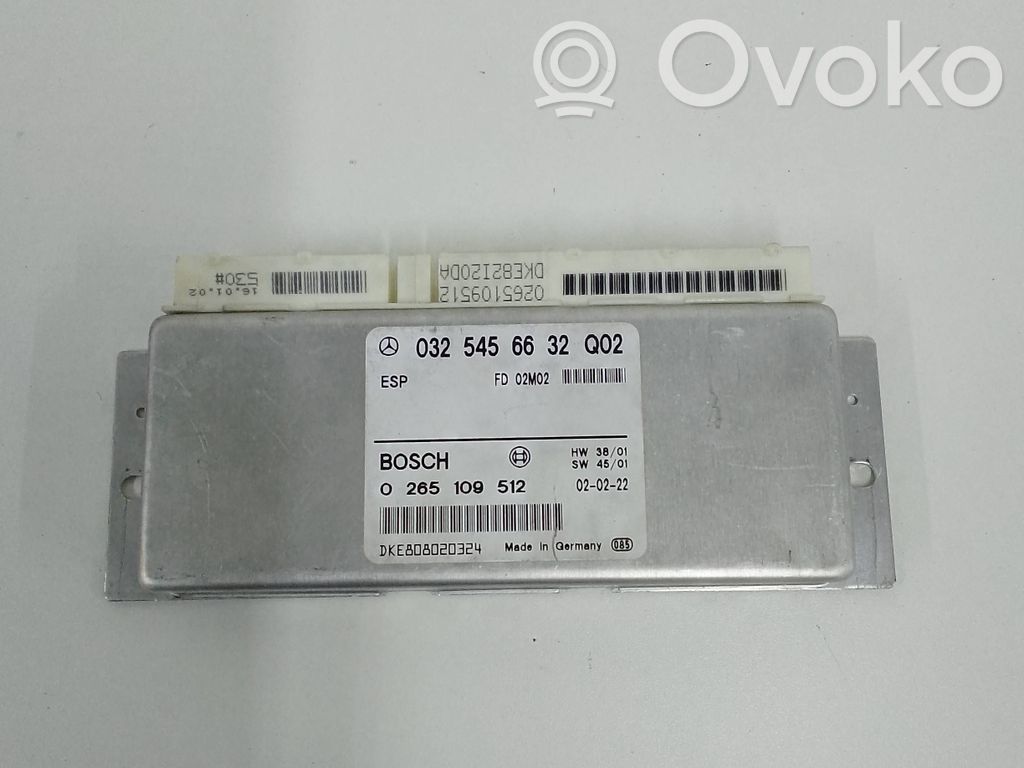 Mercedes-Benz E W211 ESP (stability system) control unit 