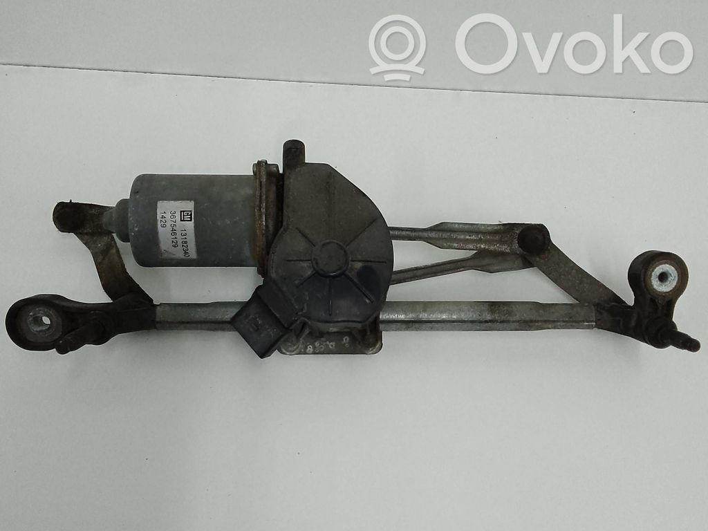 Opel Corsa D Mechanizm i silniczek wycieraczek szyby przedniej / czołowej 