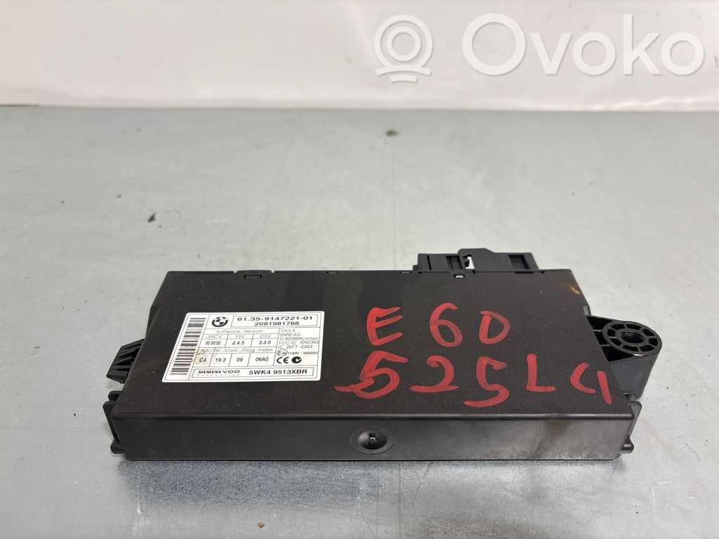 BMW 5 E60 E61 Module confort 
