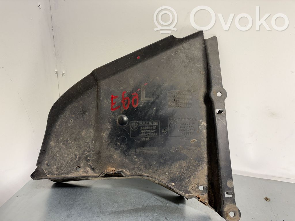 BMW 5 E60 E61 Rivestimento paraspruzzi passaruota anteriore 
