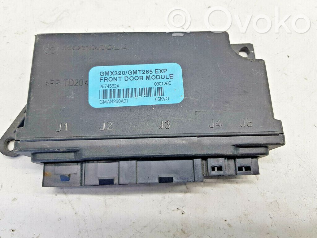 Cadillac CTS Door control unit/module 