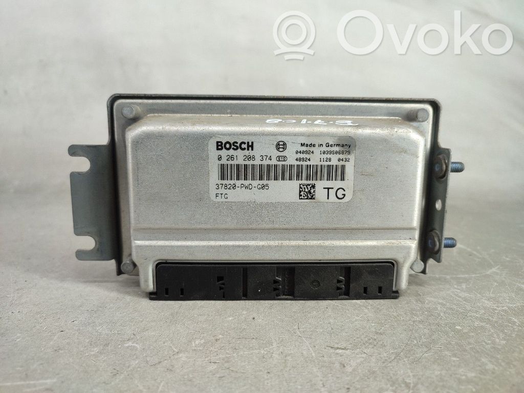 Engine control unit/module   0261208374,37820PWDG05