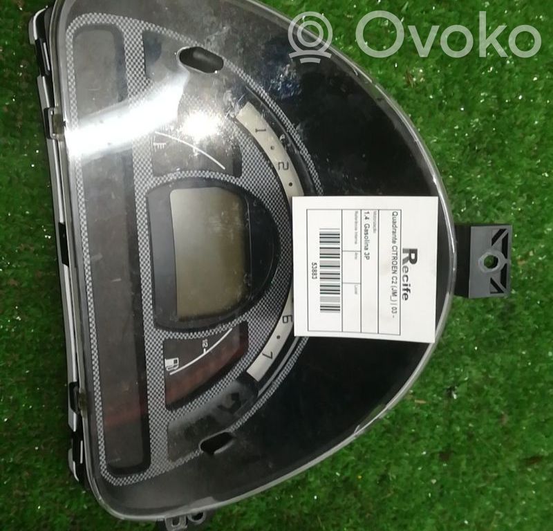 Speedometer (instrument cluster)   P9652008080