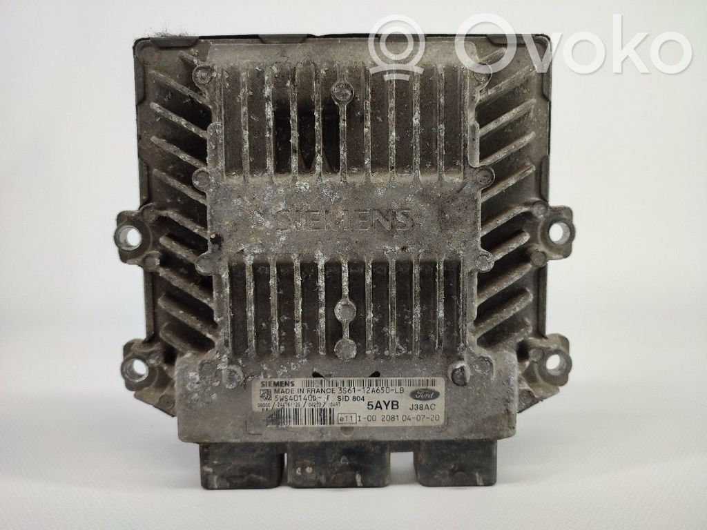 Unidad de control/módulo del motor   3S6112A650LB,5WS40140D