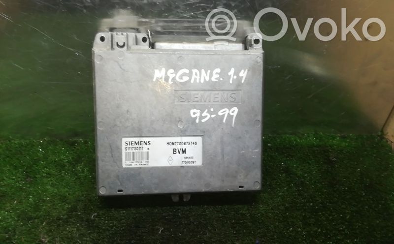Unidad de control/módulo del motor   S1117300117,HOM7700875746
