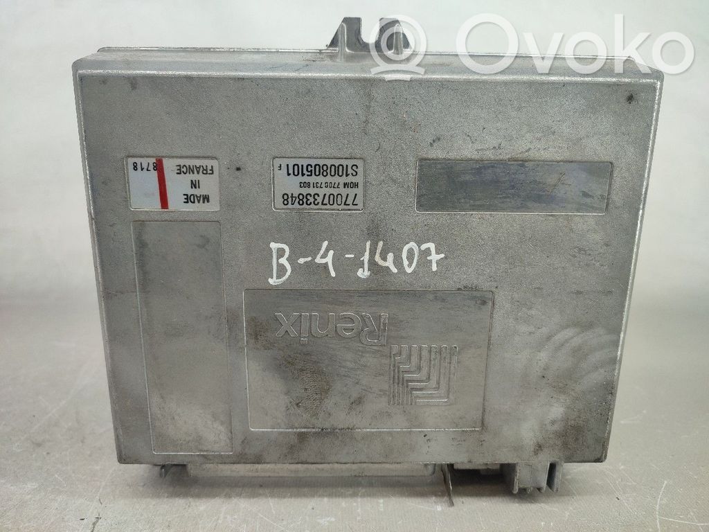 Engine control unit/module   7700733848,S100805101