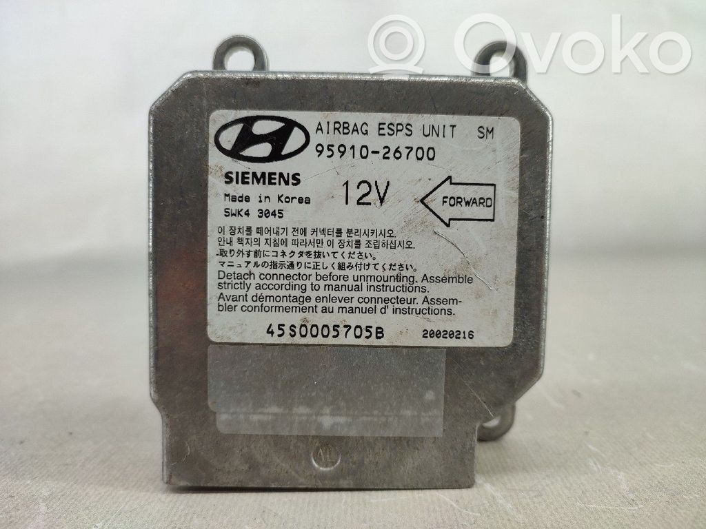Hyundai Santa Fe Unitate/modul de comandă airbaguri 