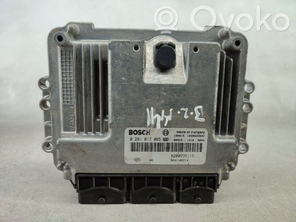 Unidad de control/módulo del motor   0281017065,8200935115