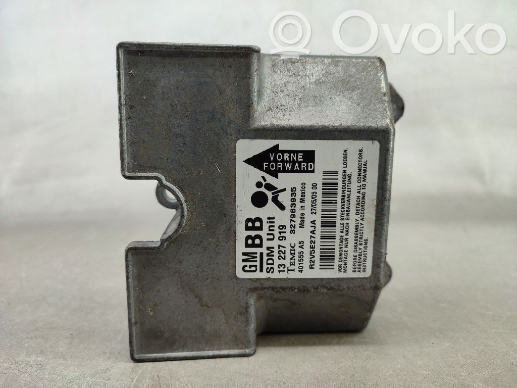 Opel Astra H Turvatyynyn ohjainlaite/moduuli 
