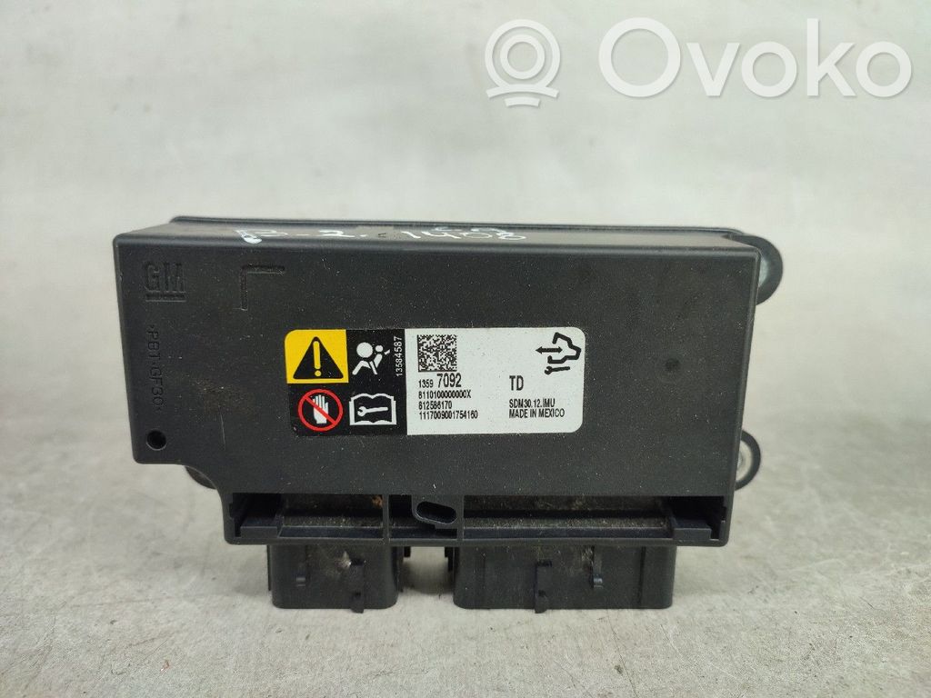 Unidad de control/módulo del Airbag   13597092,812586170
