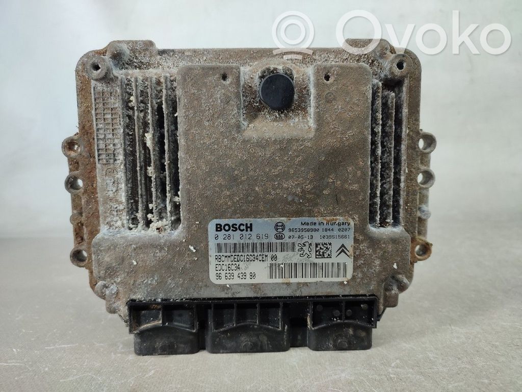Sterownik / Moduł ECU   0281012619,9663943980