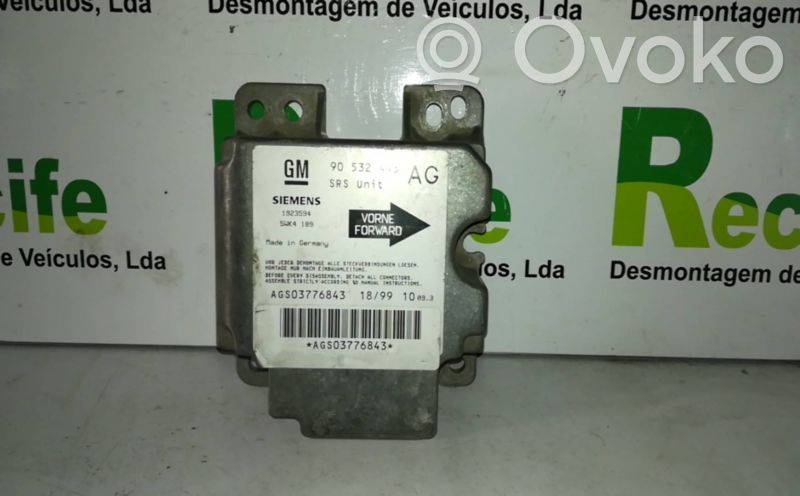 Module de contrôle airbag   90532443,5WK4189
