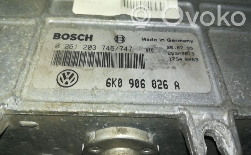 Engine control unit/module   0261203746,0261203747,6K0906026A