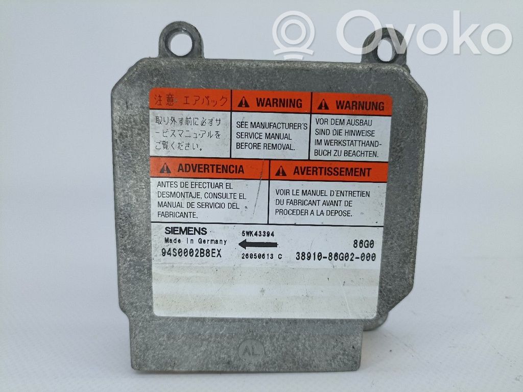 Airbag control unit/module   3891086G02000,9450002B8EX