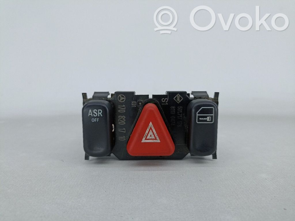 Mercedes-Benz SLK R170 Botón interruptor de luz de peligro 