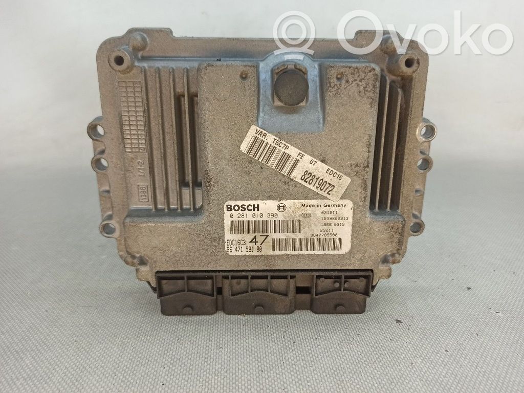 Peugeot 307 Unitate/modul de control motor 