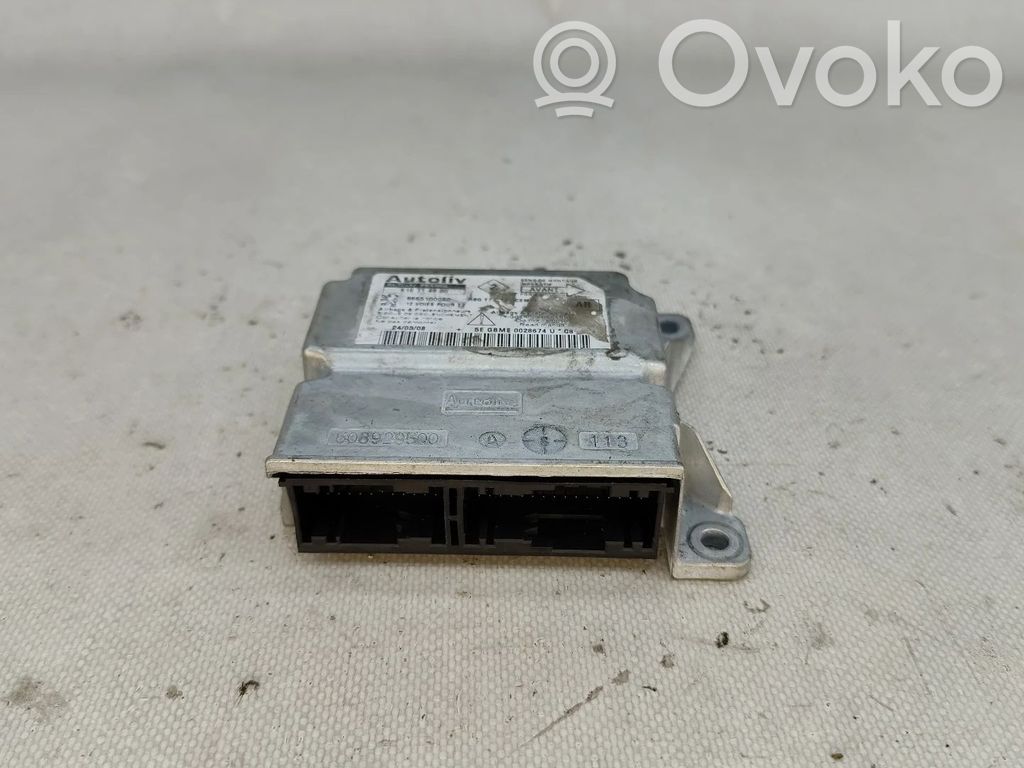 Module de contrôle airbag   9665100080,608762100A,610714900