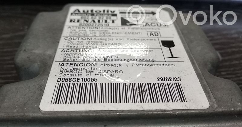 Airbag control unit/module   8200272510,602629200