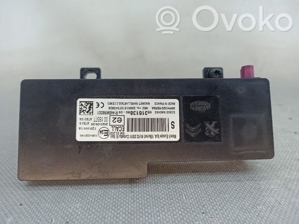Module unité de contrôle Bluetooth   9831613880,503551640463