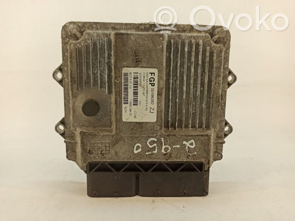 Opel Corsa C Centralina/modulo del motore