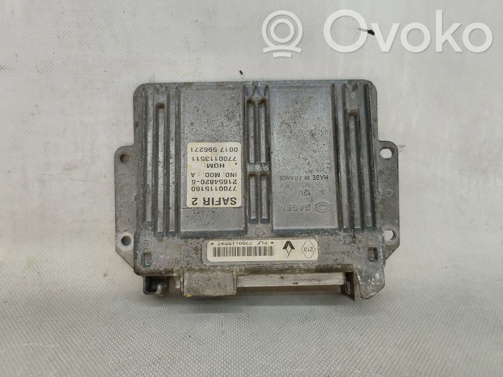 Engine control unit/module   7700115597,21654820,7700113511,7700115160