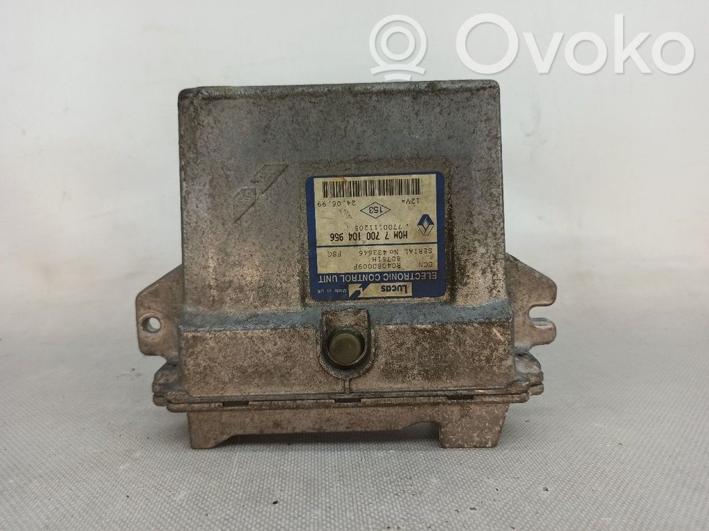 Centralina/modulo del motore   HOM7700104956,7700111205,R04080009F