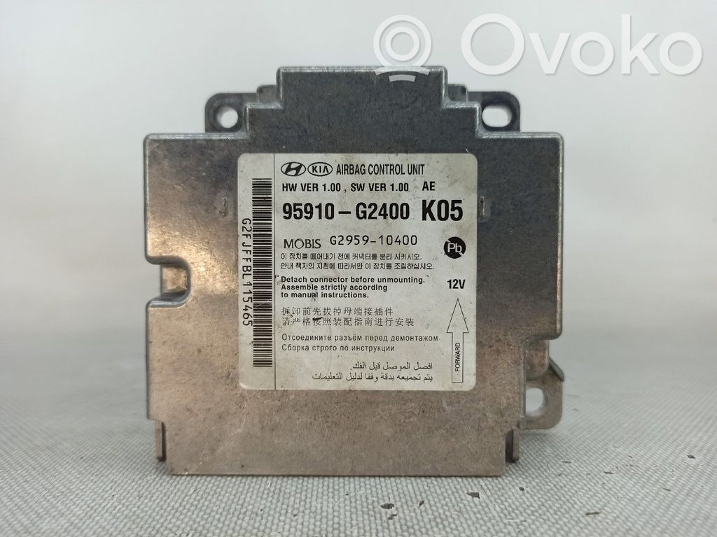 Module de contrôle airbag   95910G2400,G295910400