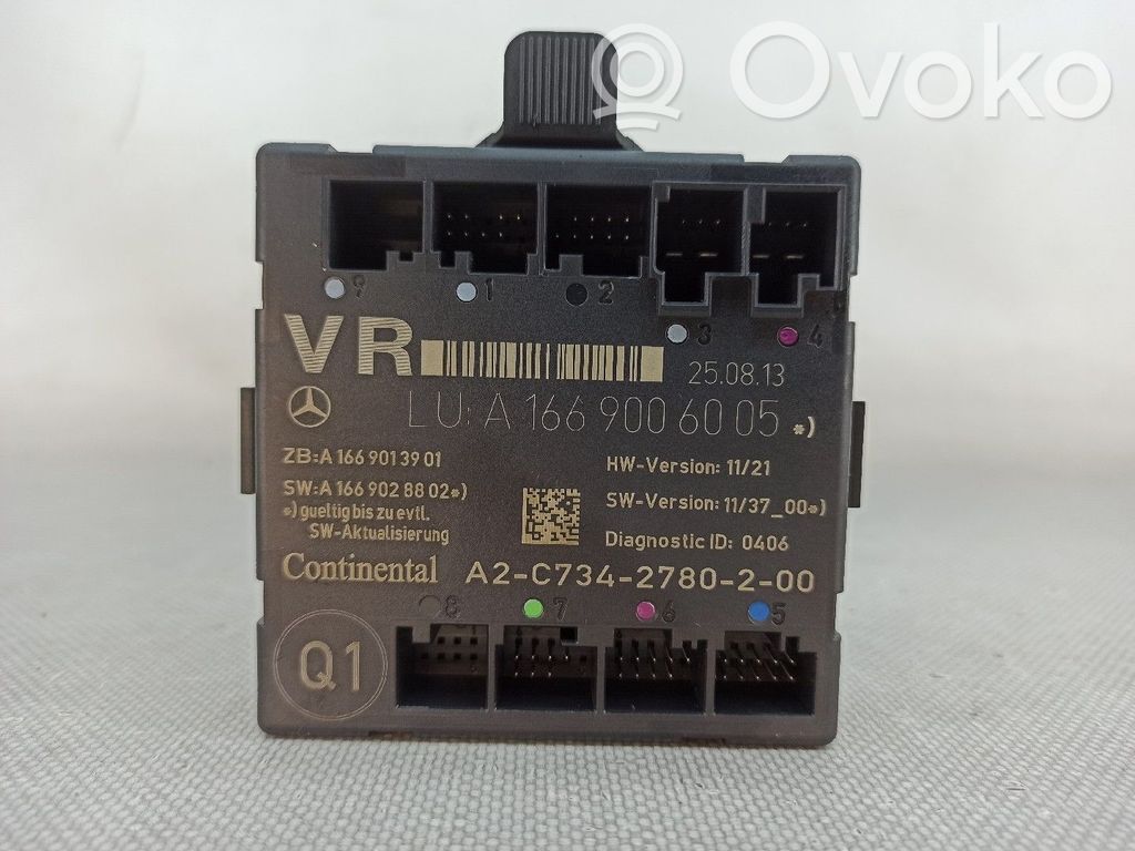 Unidad de control/módulo del motor   FRENTE,A1669006005,A1669013901,A1669028802,DIREITO