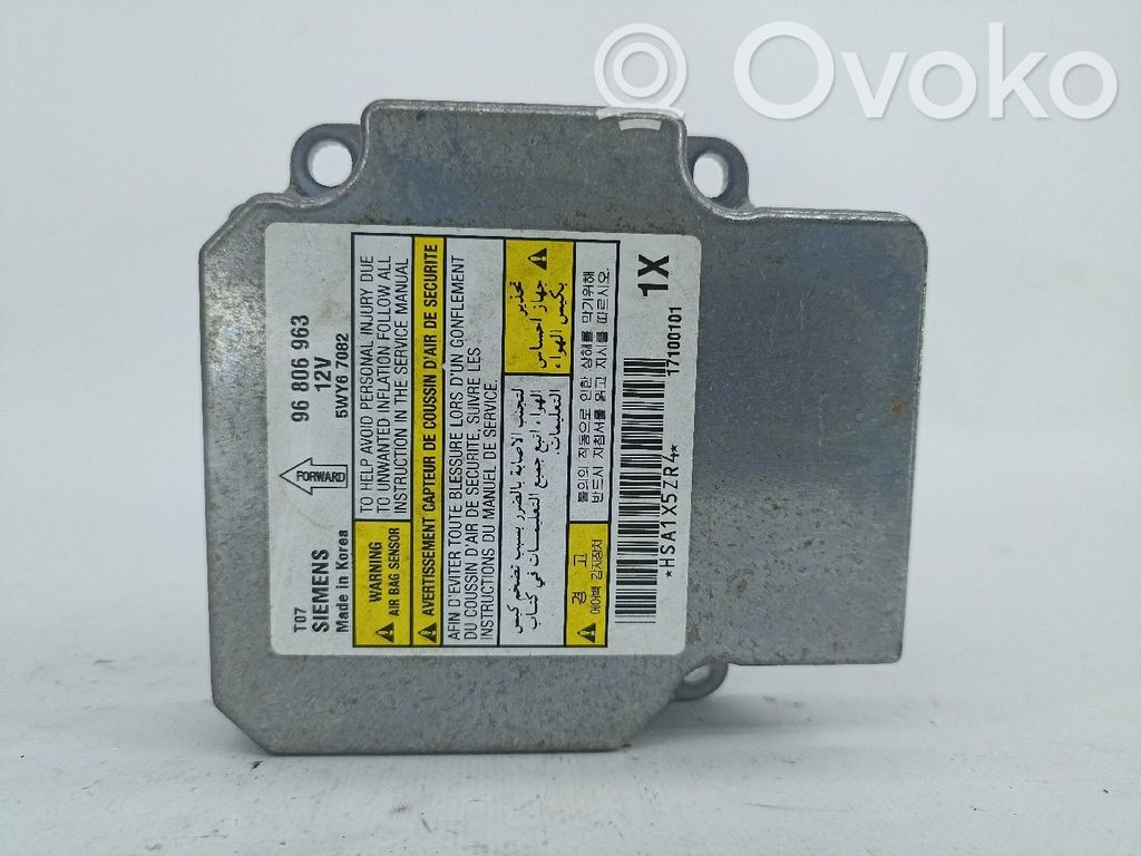Module de contrôle airbag   96806963,5WY67082