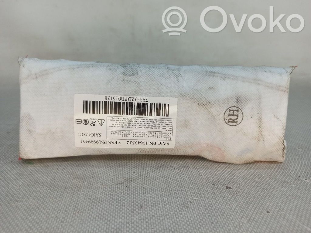 MG ZS Seat airbag 